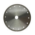 Hot Press diamond fine turbo diamond cutting disc for cutting granite , stone